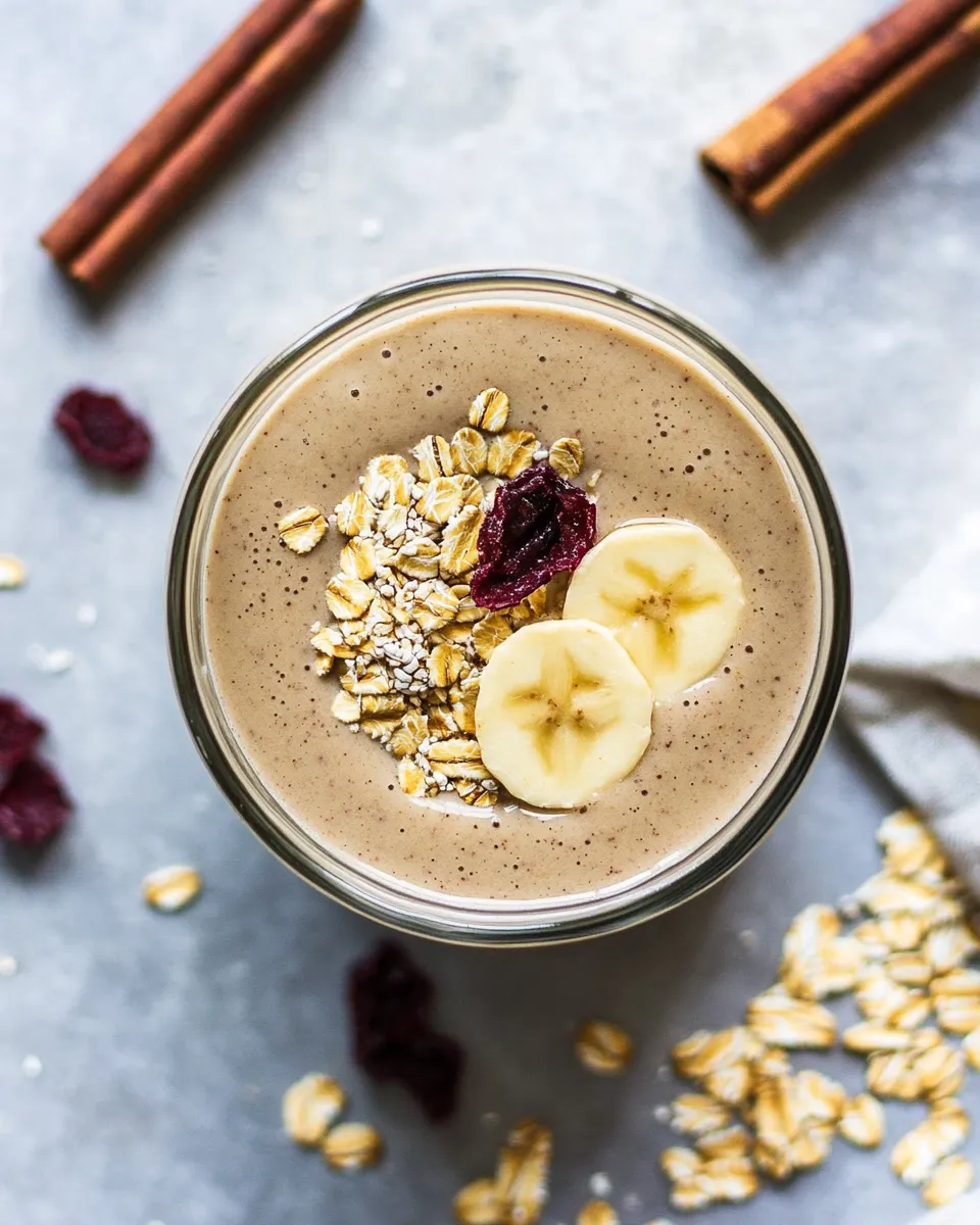 Easy Oatmeal Smoothie recipe photo