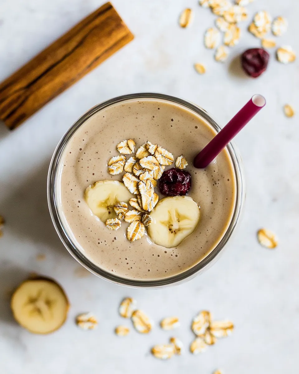 Delicious Oatmeal Smoothie shot
