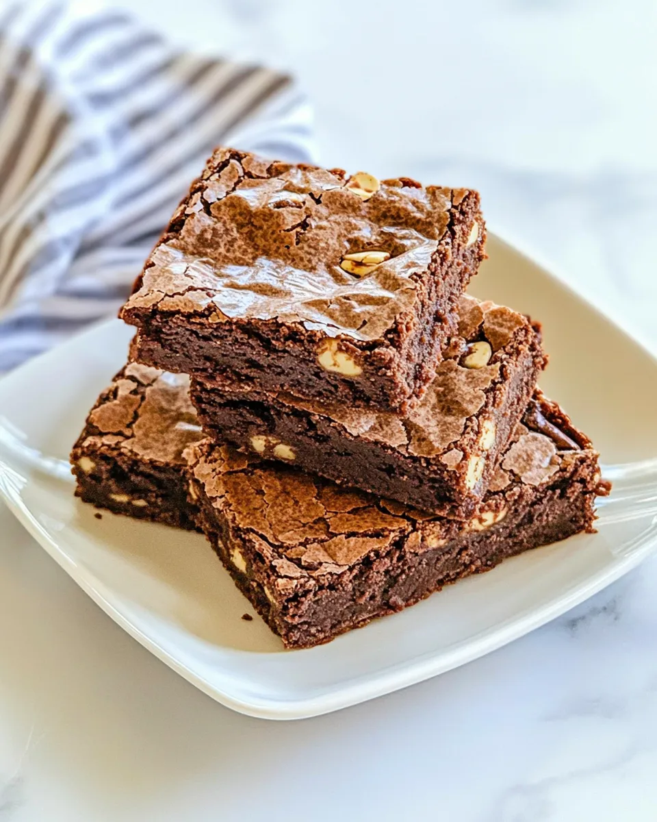 Classic Old-Fashioned Hersheys Brownies Recipe: Classic Homemade from Scratch image