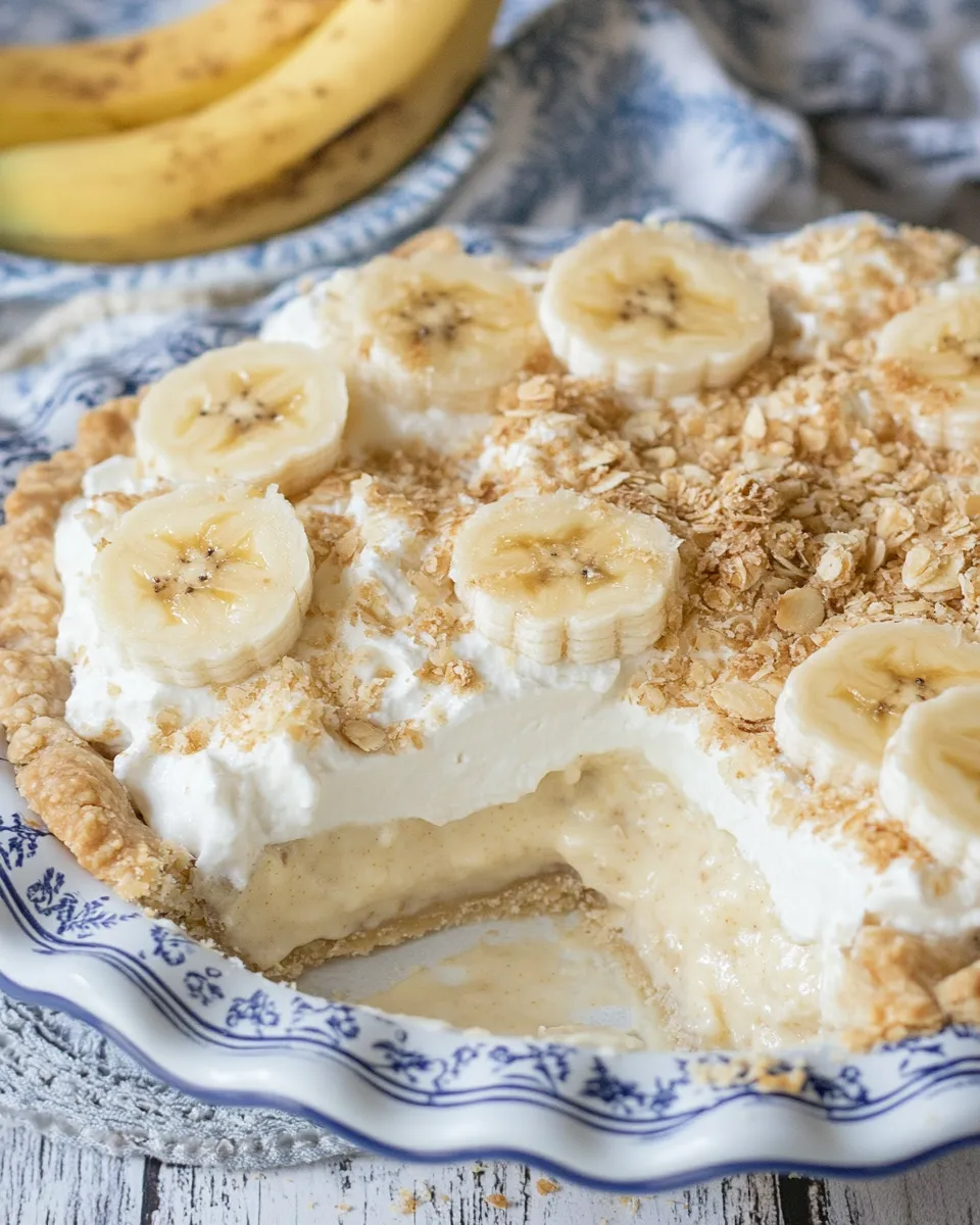 Easy Old Fashioned Banana Pudding Pie recipe photo