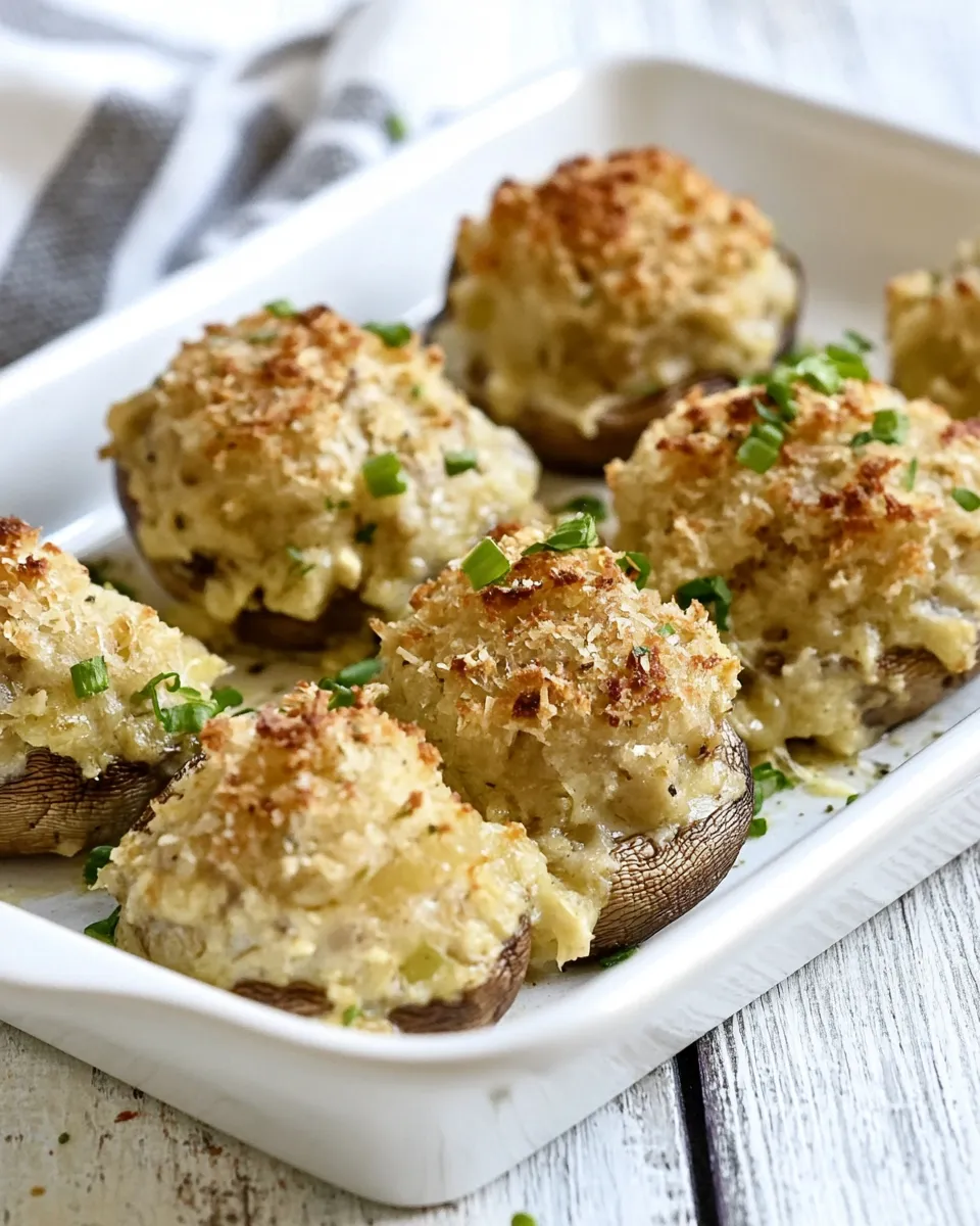 Homemade Olive Garden Stuffed Mushrooms photo