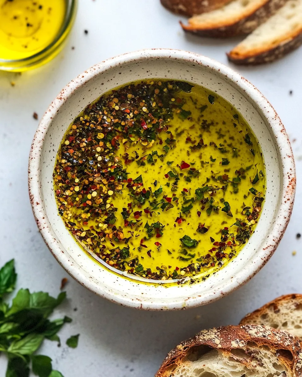 Homemade Olive Oil Bread Dip photo