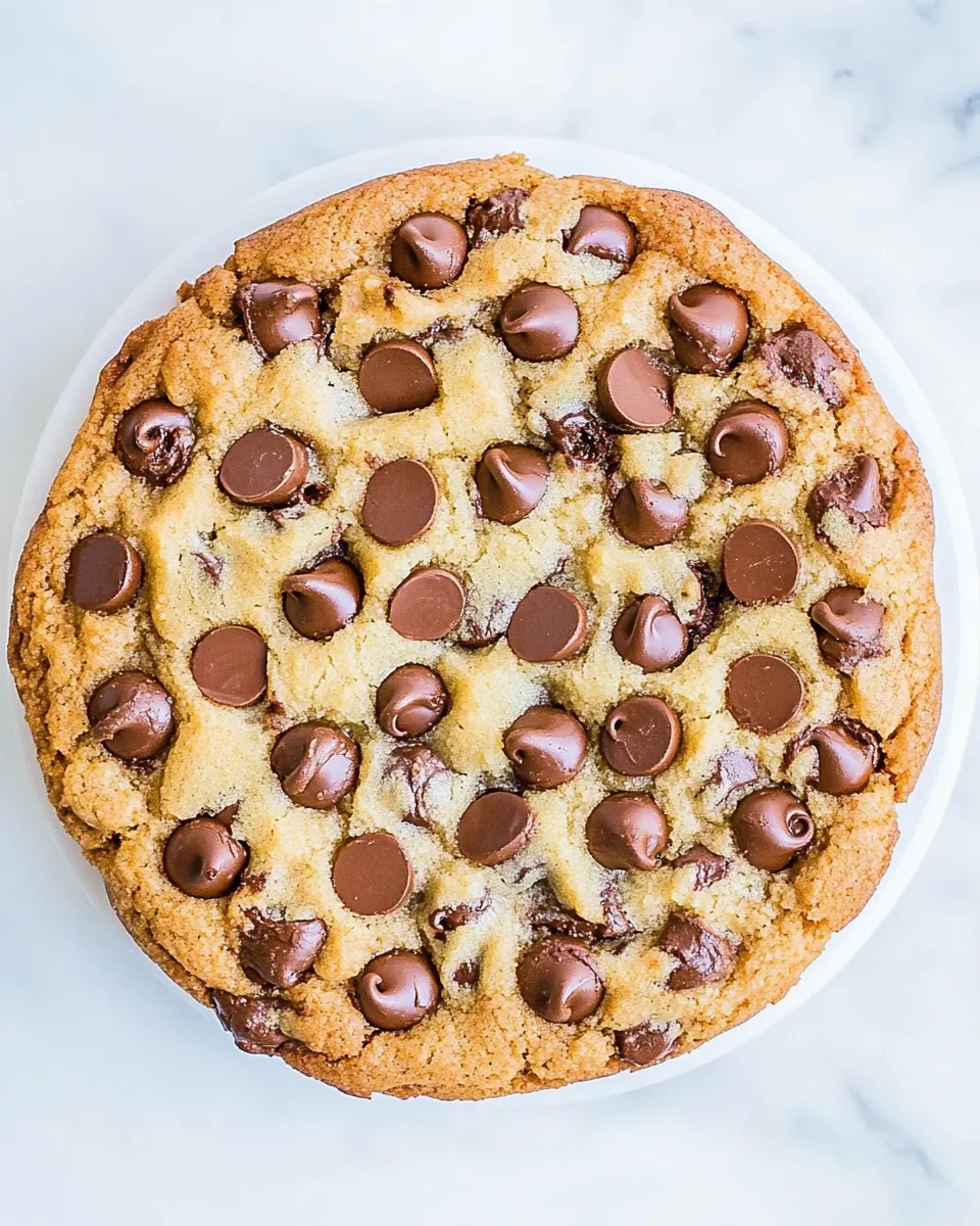 Easy One-Bowl, No-Mixer, No-Chill, Extra-Large Chocolate Chip Cookie For One image