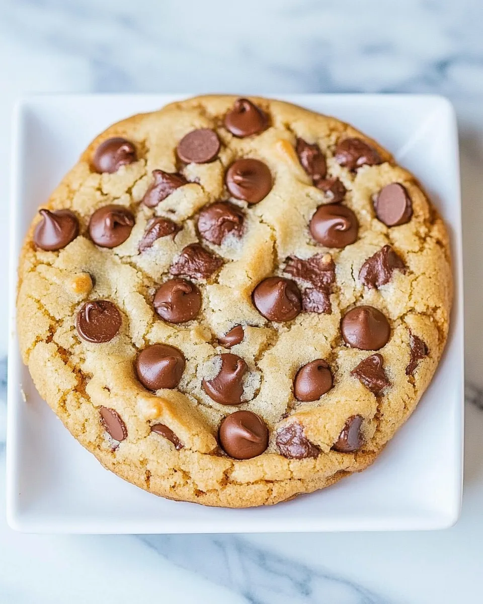 Delicious One-Bowl, No-Mixer, No-Chill, Extra-Large Chocolate Chip Cookie For One recipe photo