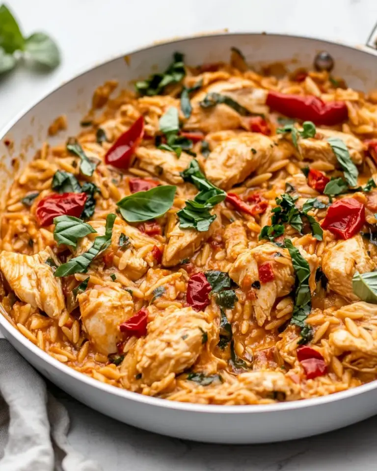 Easy One-Pan Marry Me Chicken Orzo photo