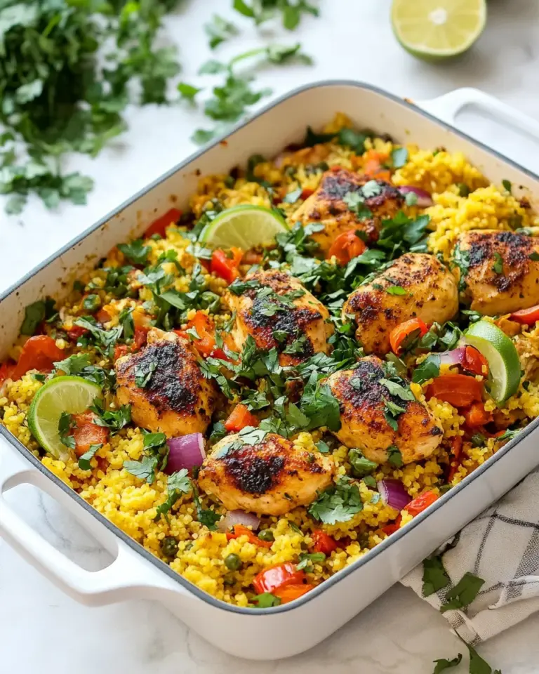 Easy One Pan Moroccan Chicken and Couscous photo