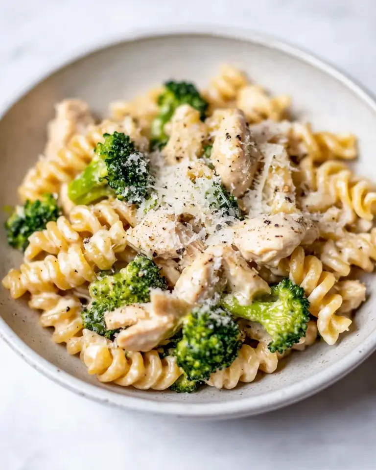 Homemade One Pot Chicken and Broccoli Pasta photo