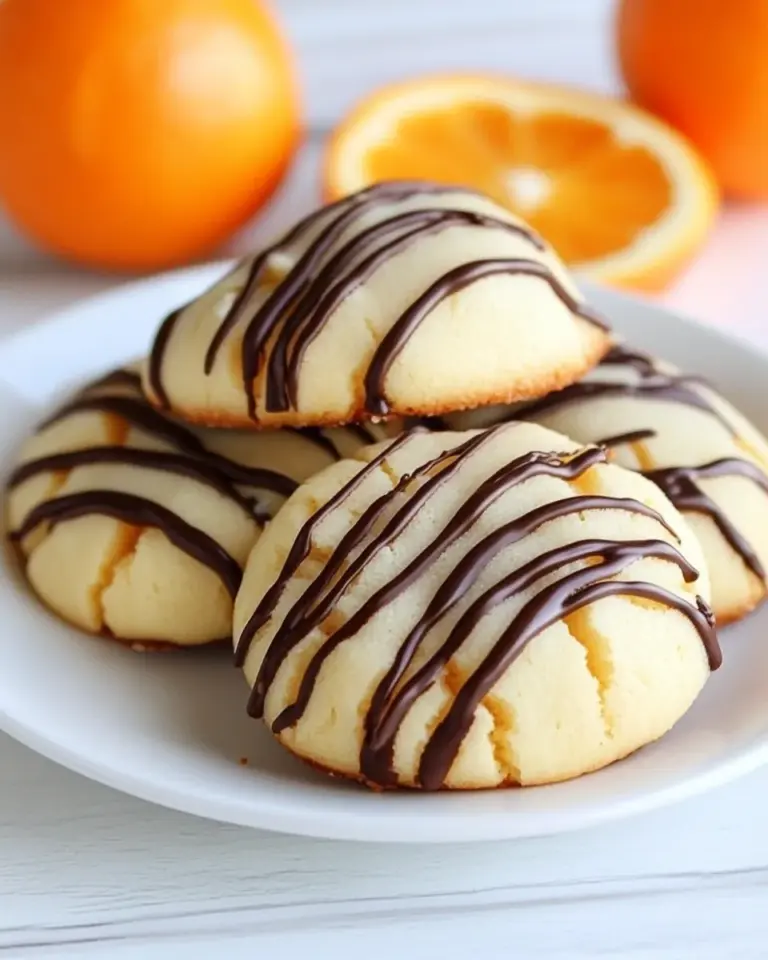 Homemade Orange Ricotta Cookies with Dark Chocolate photo