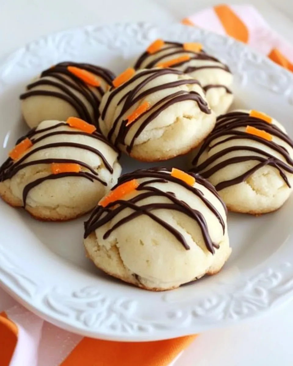 Classic Orange Ricotta Cookies with Dark Chocolate image