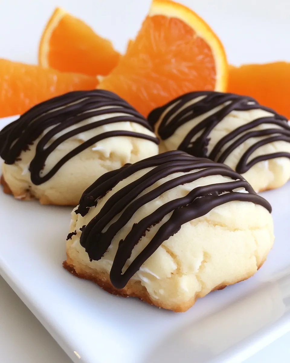Easy Orange Ricotta Cookies with Dark Chocolate recipe photo