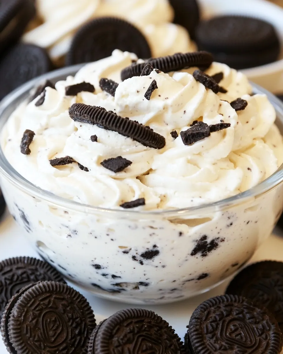 Quick Oreo Fluff Recipe shot