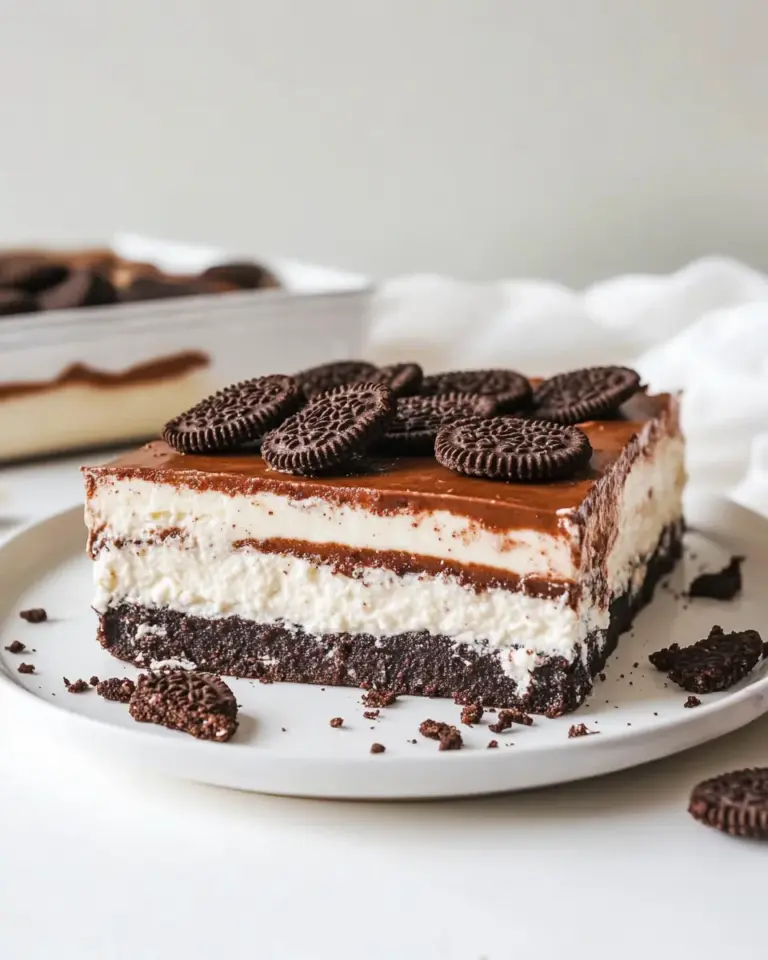 Homemade Oreo Lasagna Recipe photo