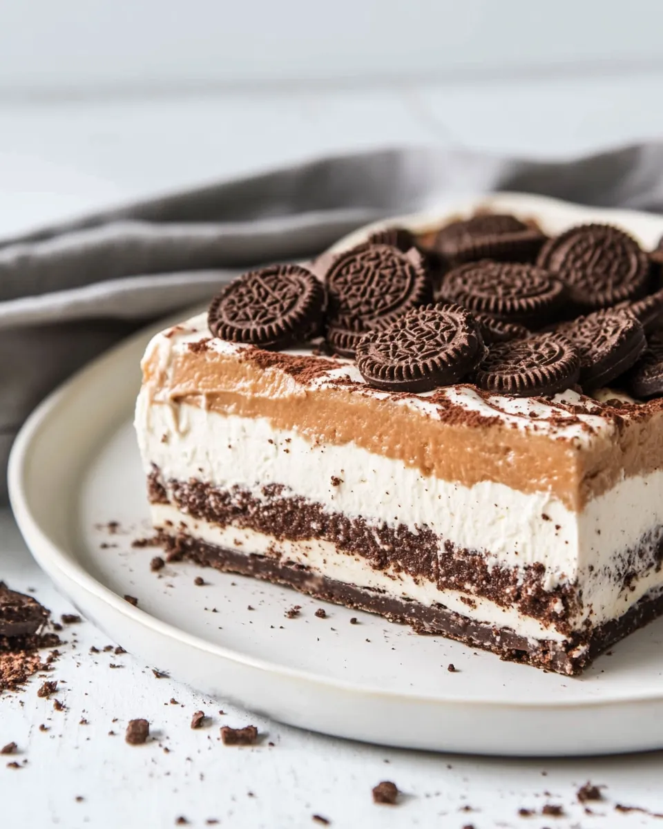 Delicious Oreo Lasagna Recipe dish photo