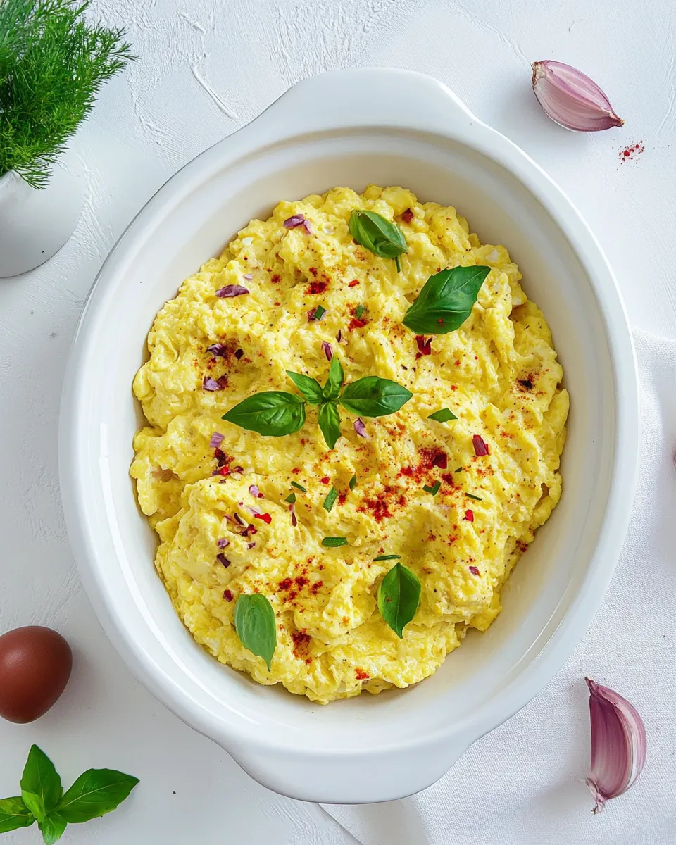Quick Oven-Baked Scrambled Eggs recipe image
