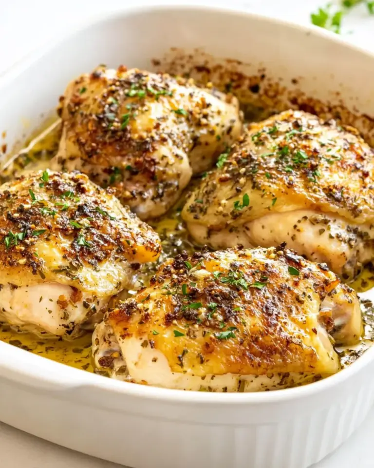 Easy Oven Baked Chicken Thighs photo