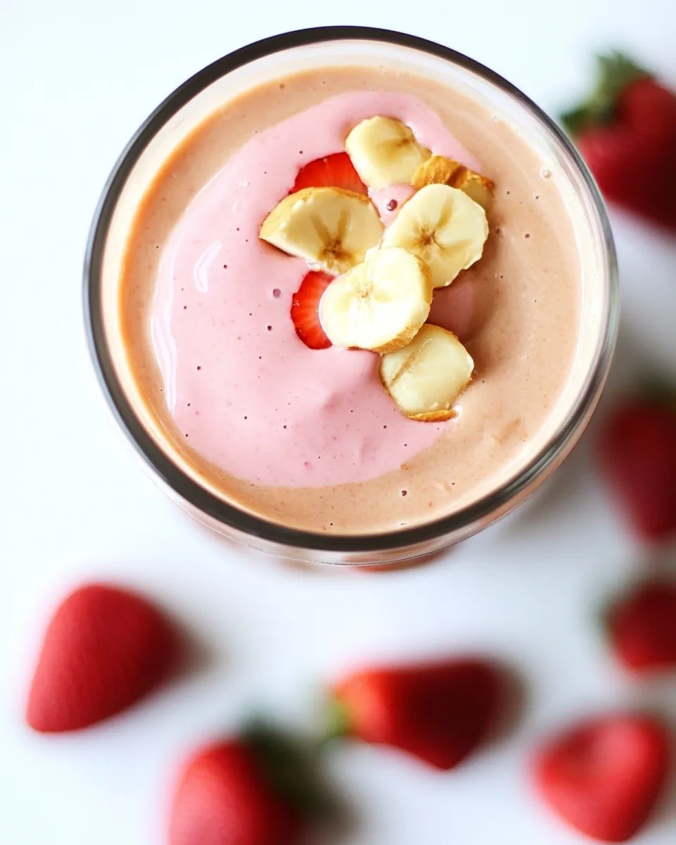 Delicious PB&J Smoothie shot