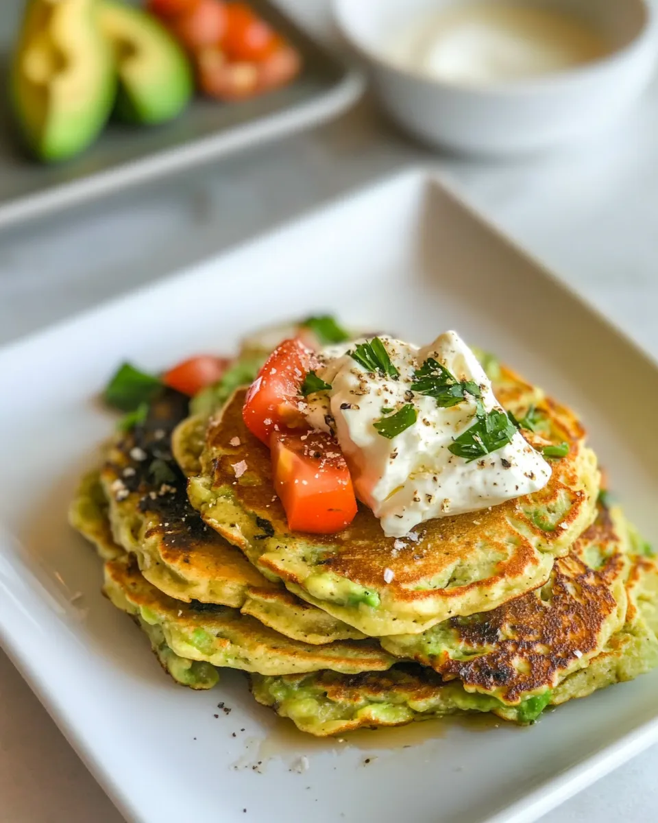 Homemade Paleo Avocado Pancakes photo