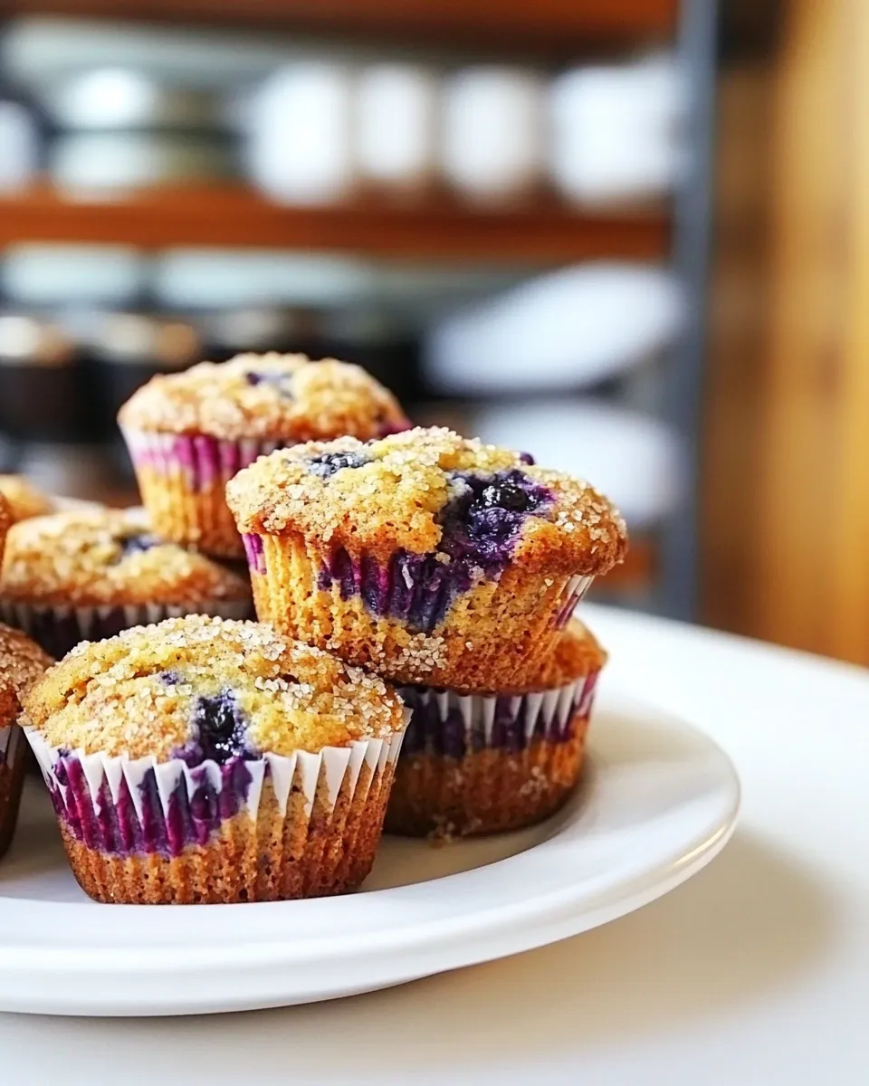 Classic Paleo Blueberry Muffins image