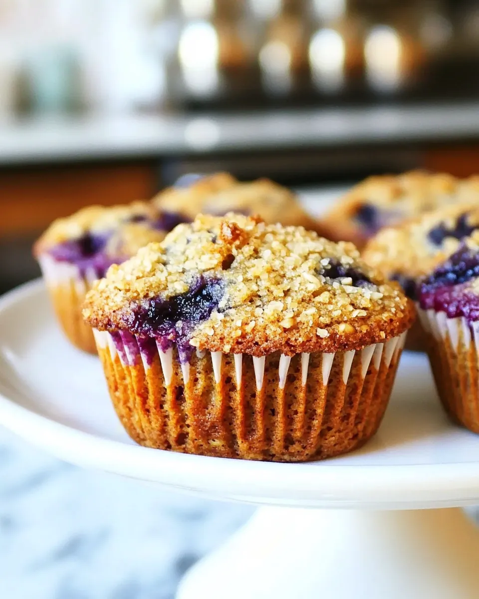 Delicious Paleo Blueberry Muffins shot