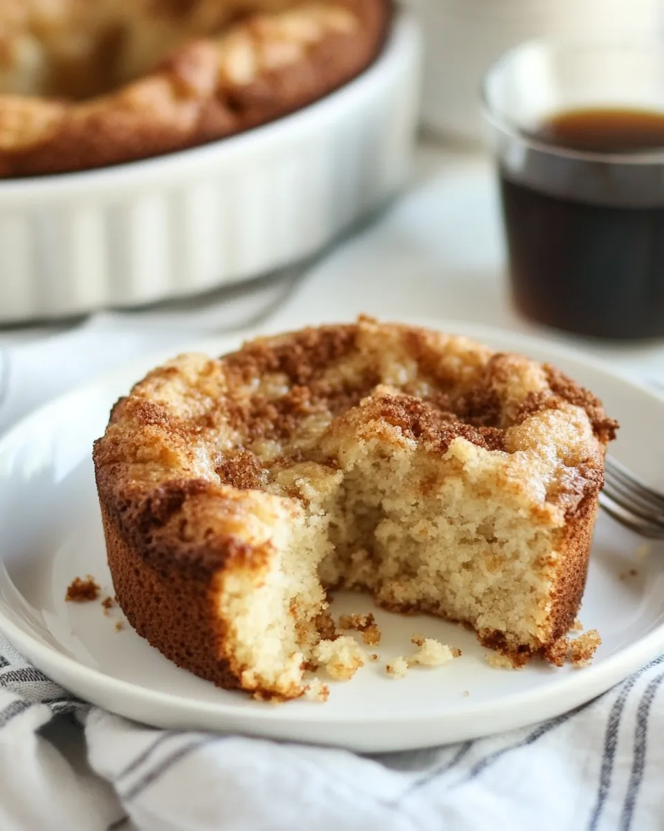 Classic Paleo Coffee Cake food shot