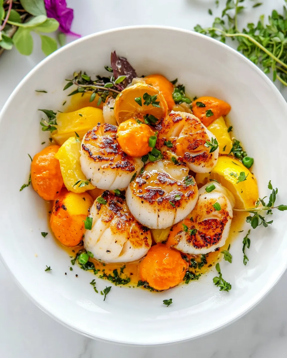 Perfect Pan Seared Scallops image