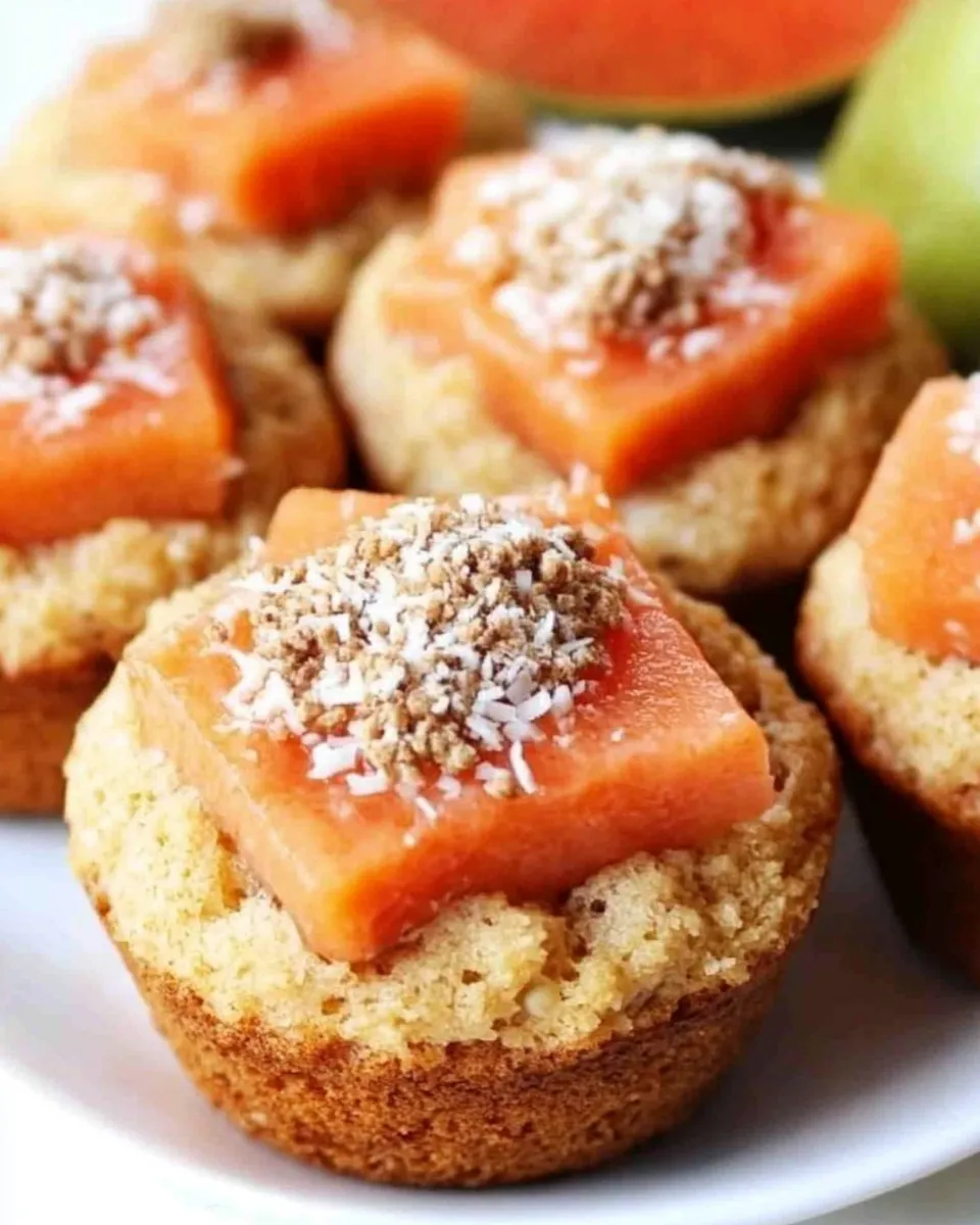 Homemade Papaya Coconut Muffins photo