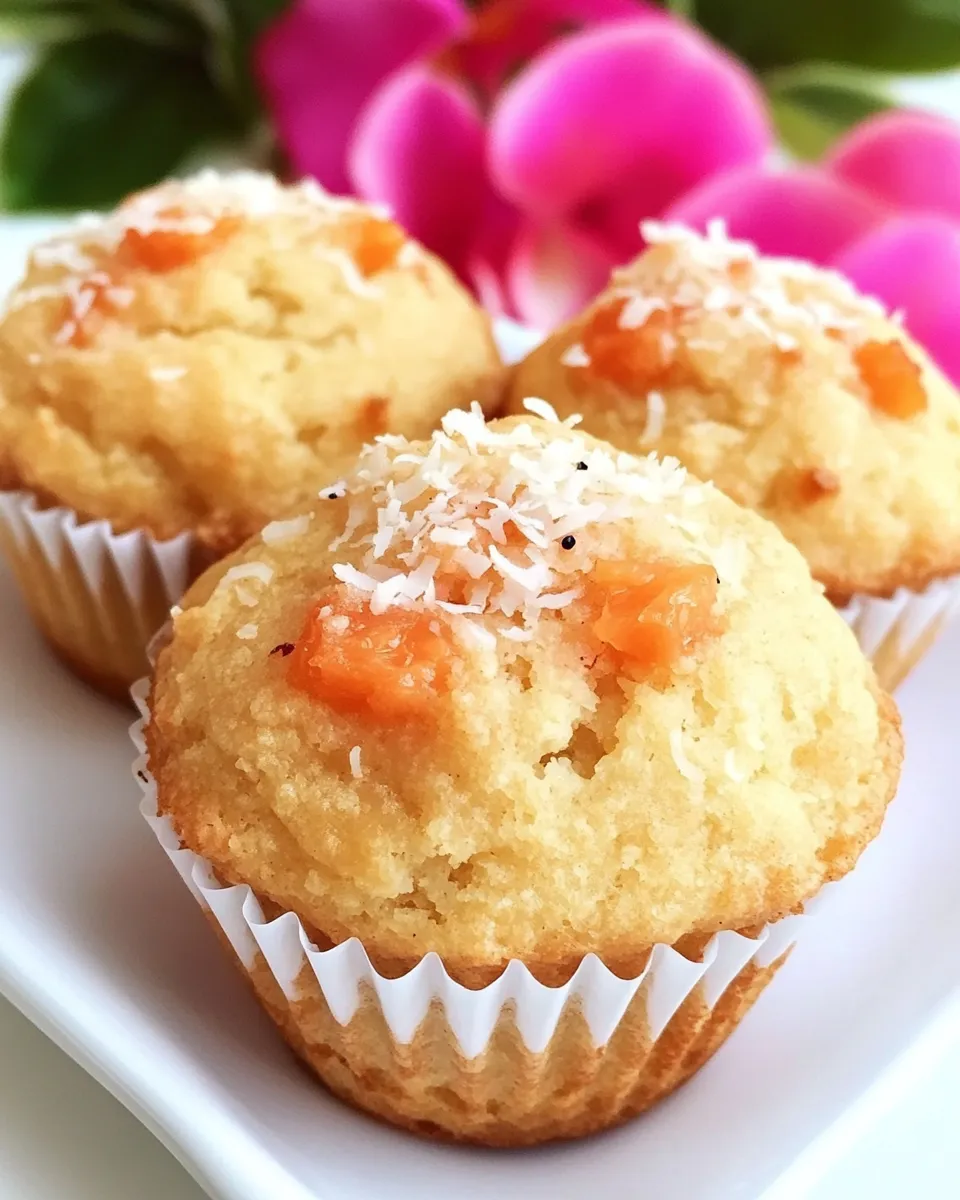 Delicious Papaya Coconut Muffins image