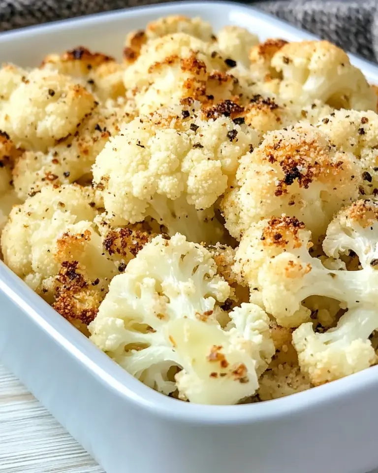Homemade Parmesan Roasted Cauliflower Recipe photo