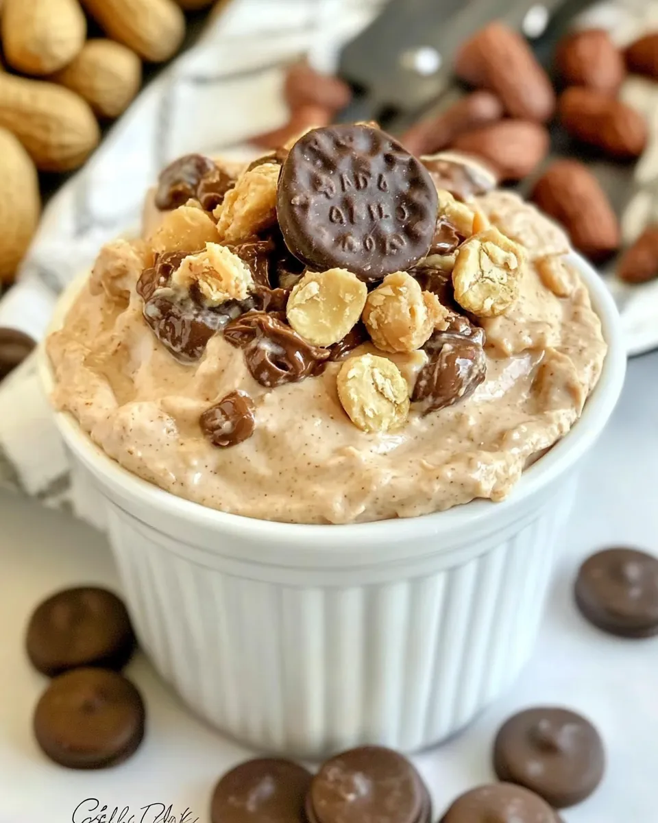 Easy Peanut ButterTagalong Dip photo