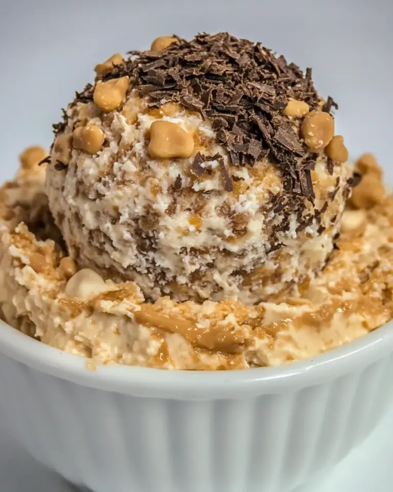 Homemade Peanut Butter Cheese Ball Dip photo