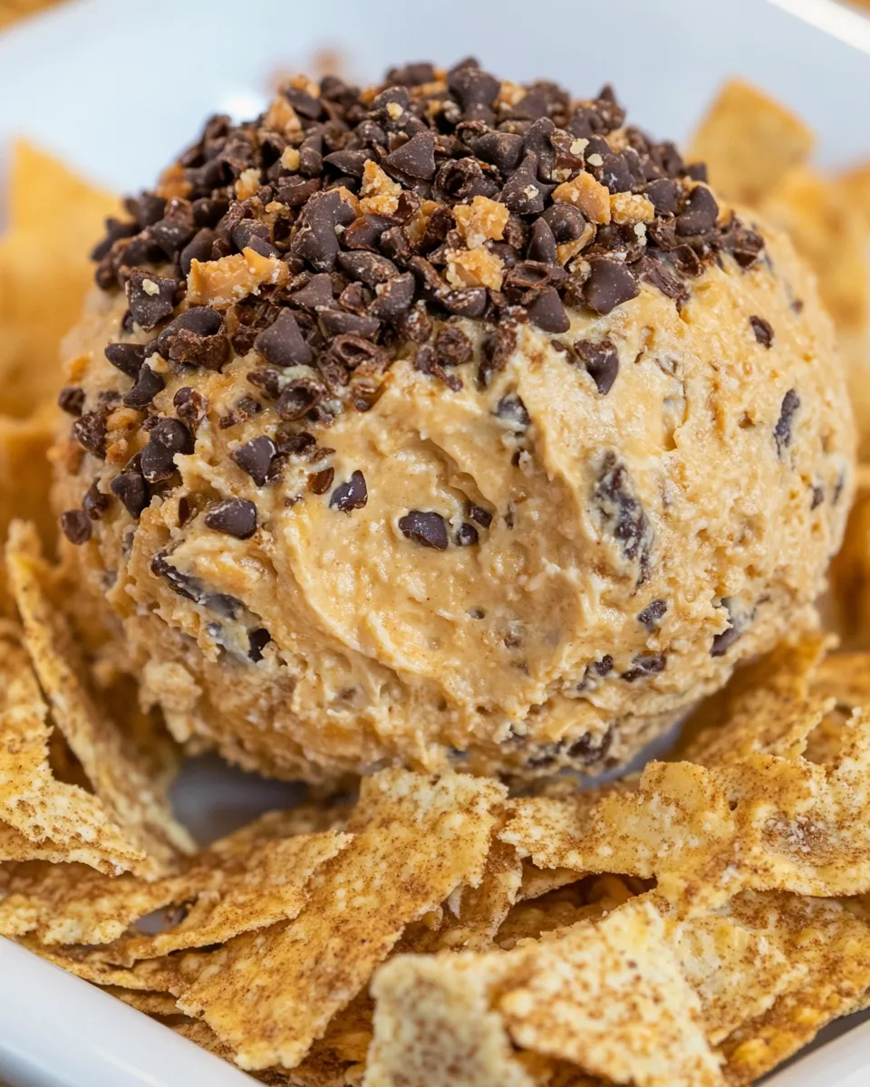 Classic Peanut Butter Cheese Ball Dip image