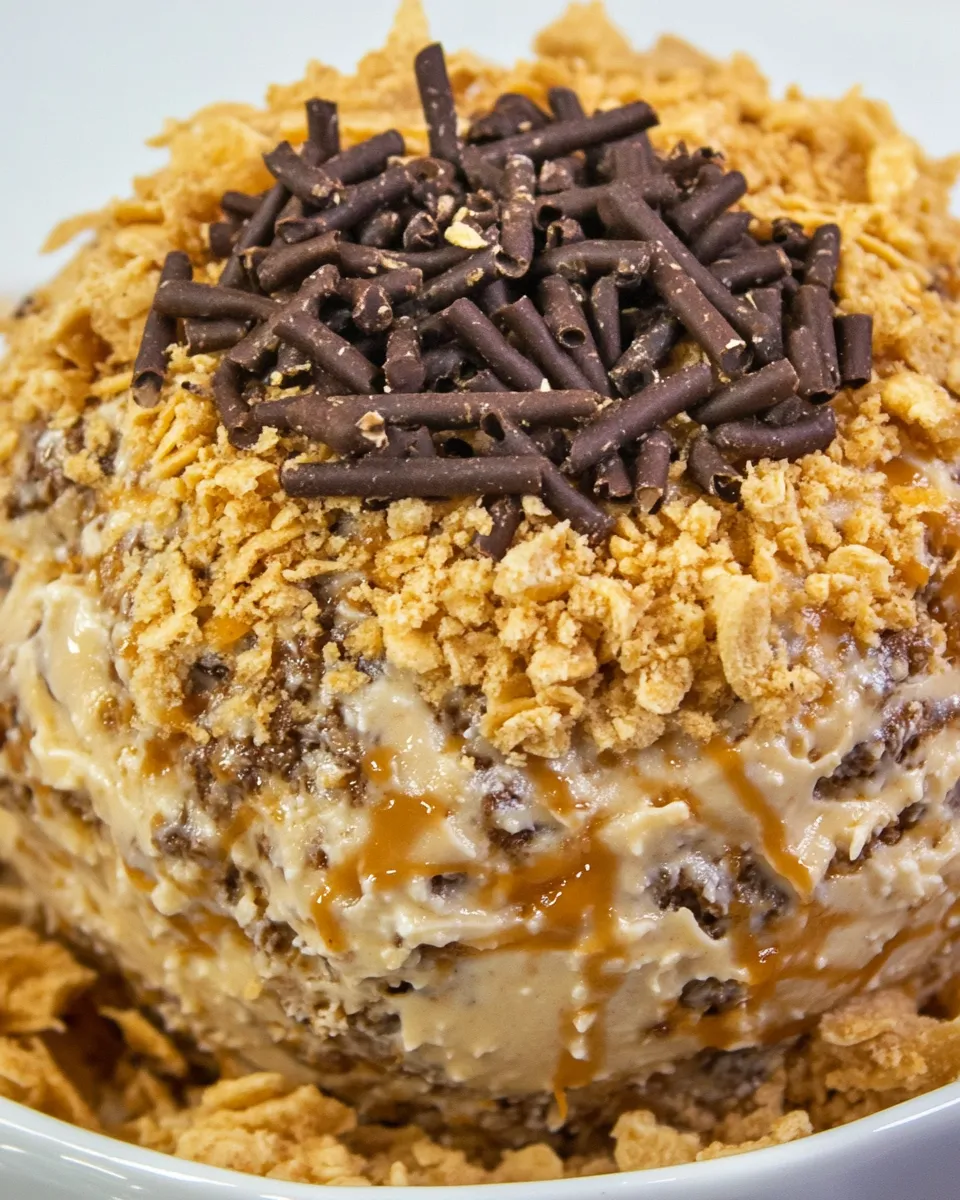 Easy Peanut Butter Cheese Ball Dip recipe photo