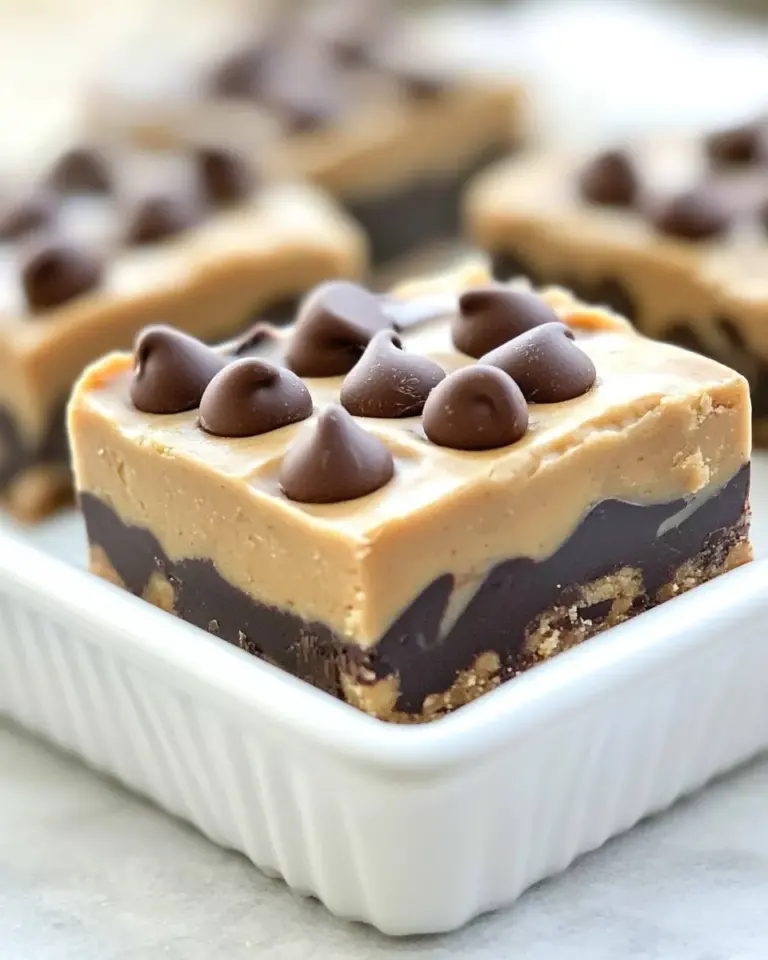 Homemade Peanut Butter Chocolate Cookie Dough Bars photo