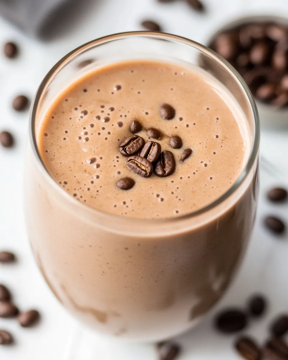Delicious Peanut Butter Coffee Smoothie image