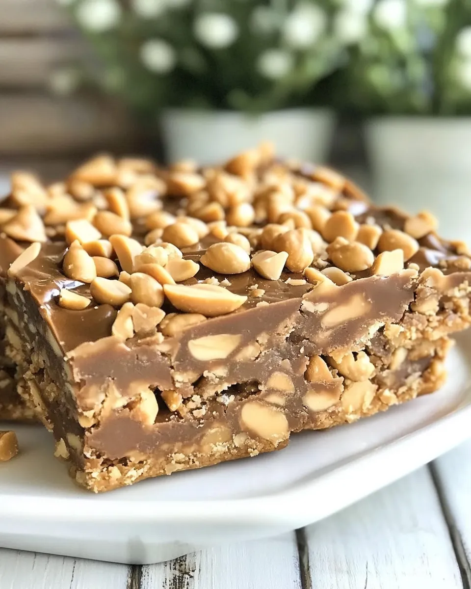 Classic Peanut Butter Toffee Bars image