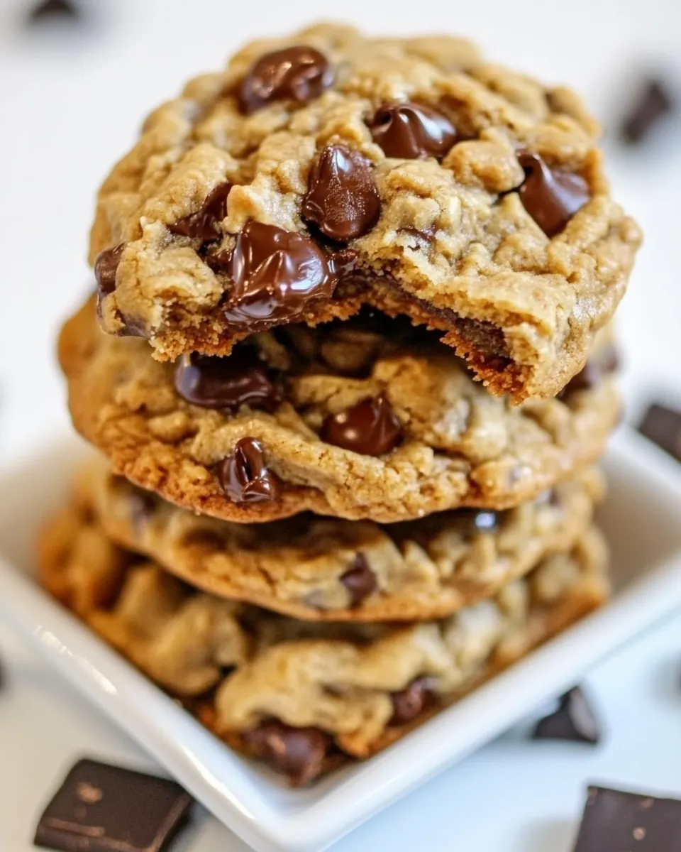 Homemade Peanut Butter and Chocolate Chunk Cookies photo
