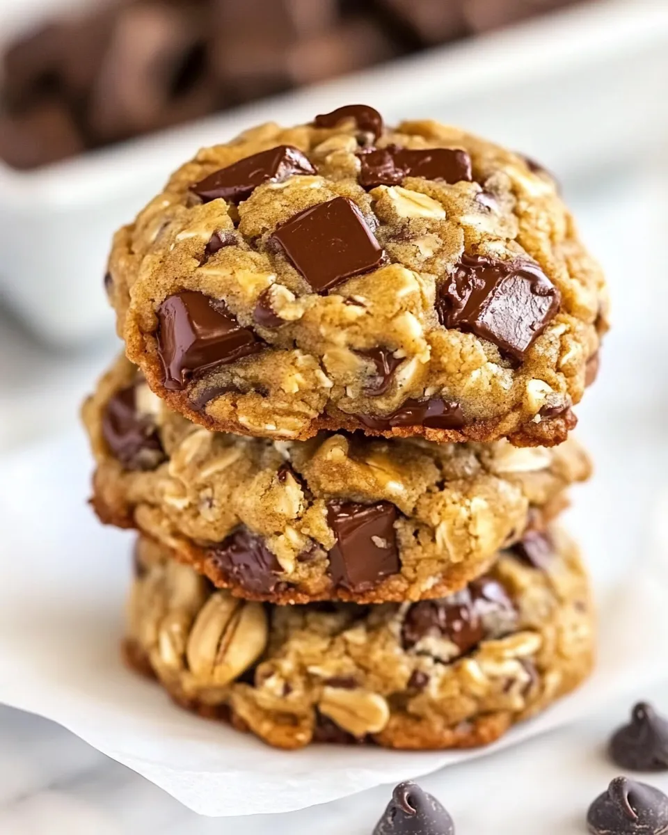 Easy Peanut Butter and Chocolate Chunk Cookies recipe photo