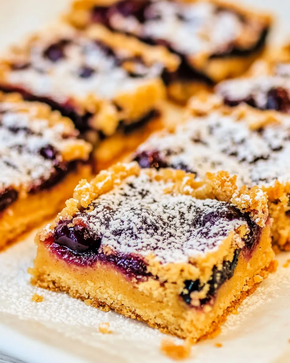 Homemade Peanut Butter and Jelly Bars photo