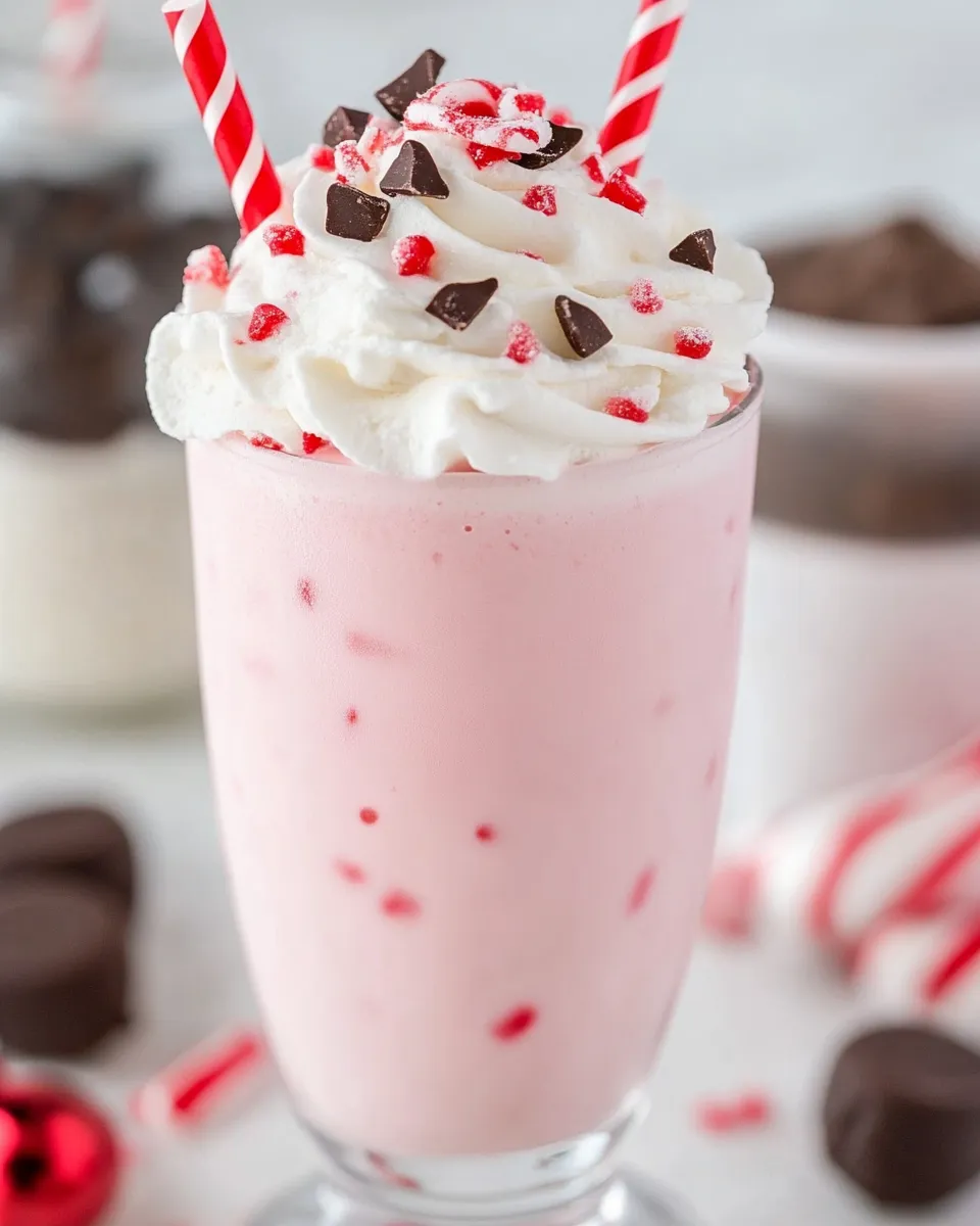 Easy Peppermint Milkshake Recipe (Chick-fil-A Copycat) recipe photo