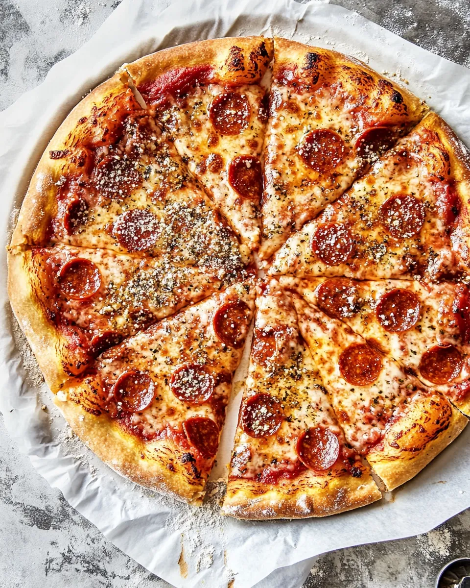 Delicious Pepperoni Pizza shot