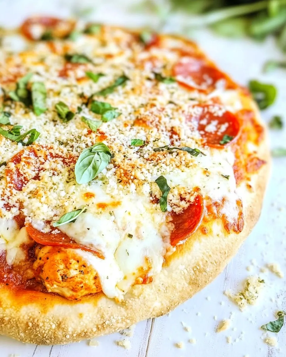 Classic Pepperoni Pizza Chicken image