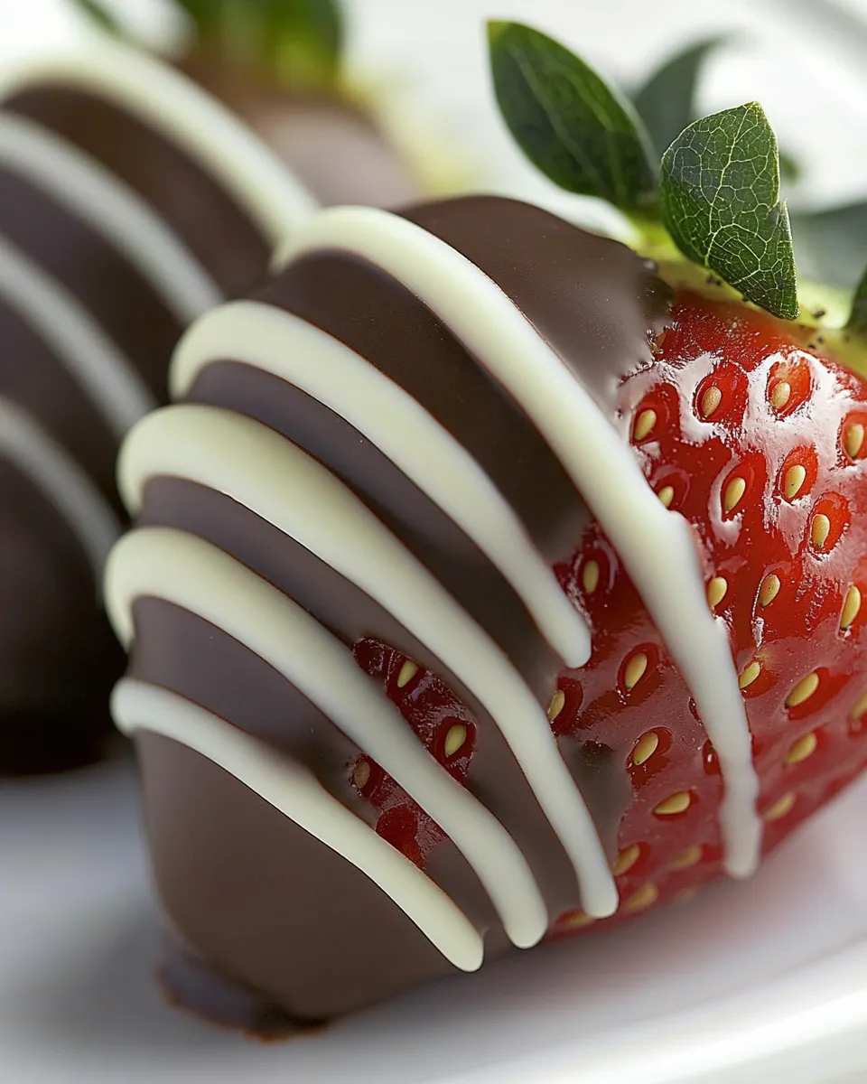 Easy Perfect Chocolate Covered Strawberries Recipe (Easy Guide) shot