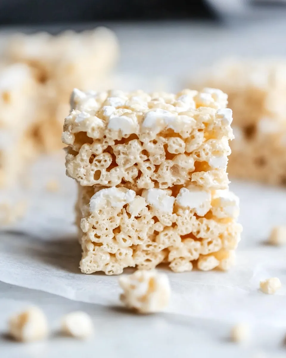 Delicious Perfect Rice Krispie Treats shot