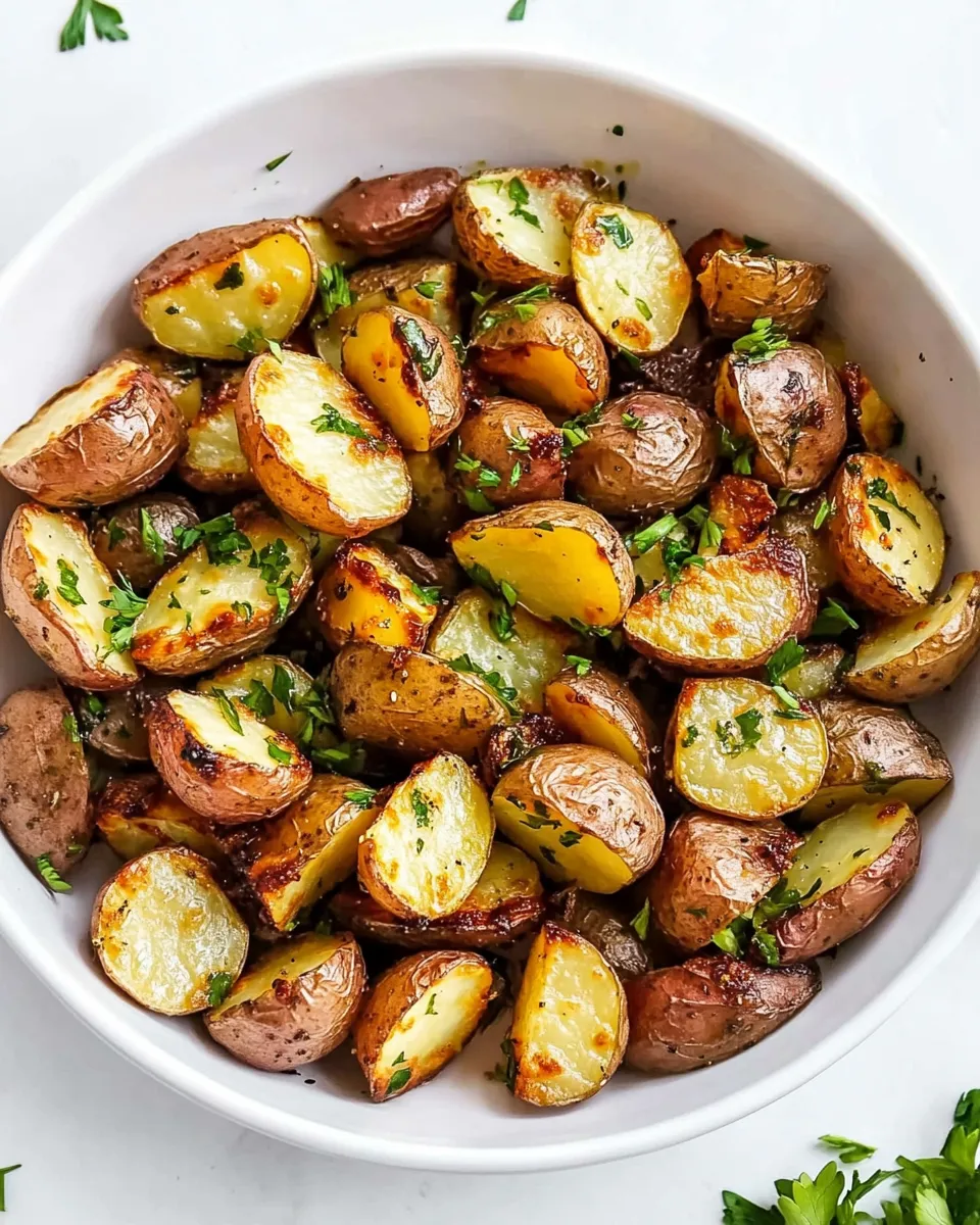 Delicious Perfectly Crispy Oven-Roasted Red Potatoes image