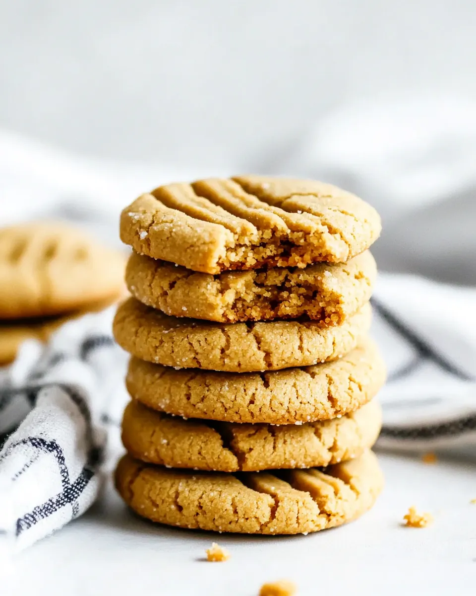 Easy Perfectly Soft Peanut Butter Cookies recipe photo