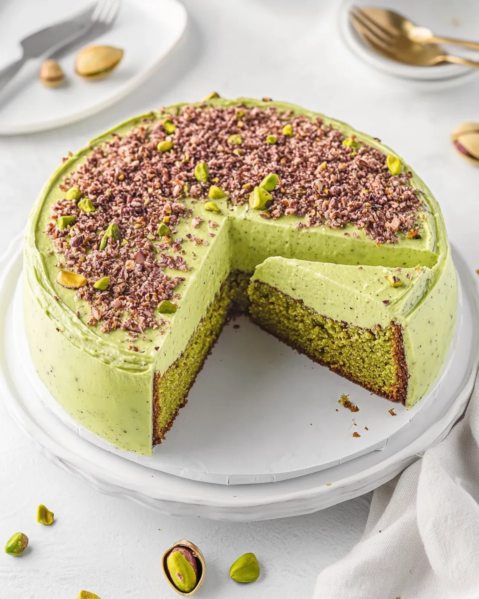 Easy Pistachio Pudding Cake recipe photo