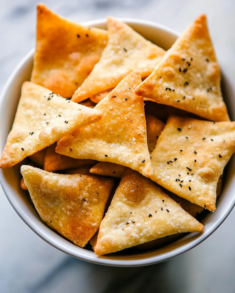 Best Pita Chips Recipe (Air Fry or Bake!) shot