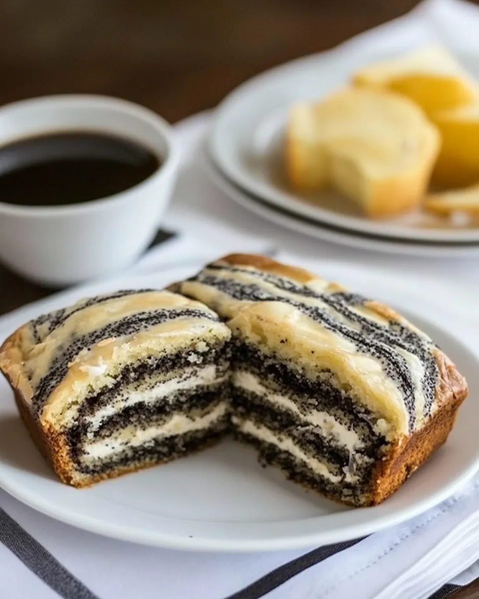 Delicious Poppy Seed Coffee Cake shot