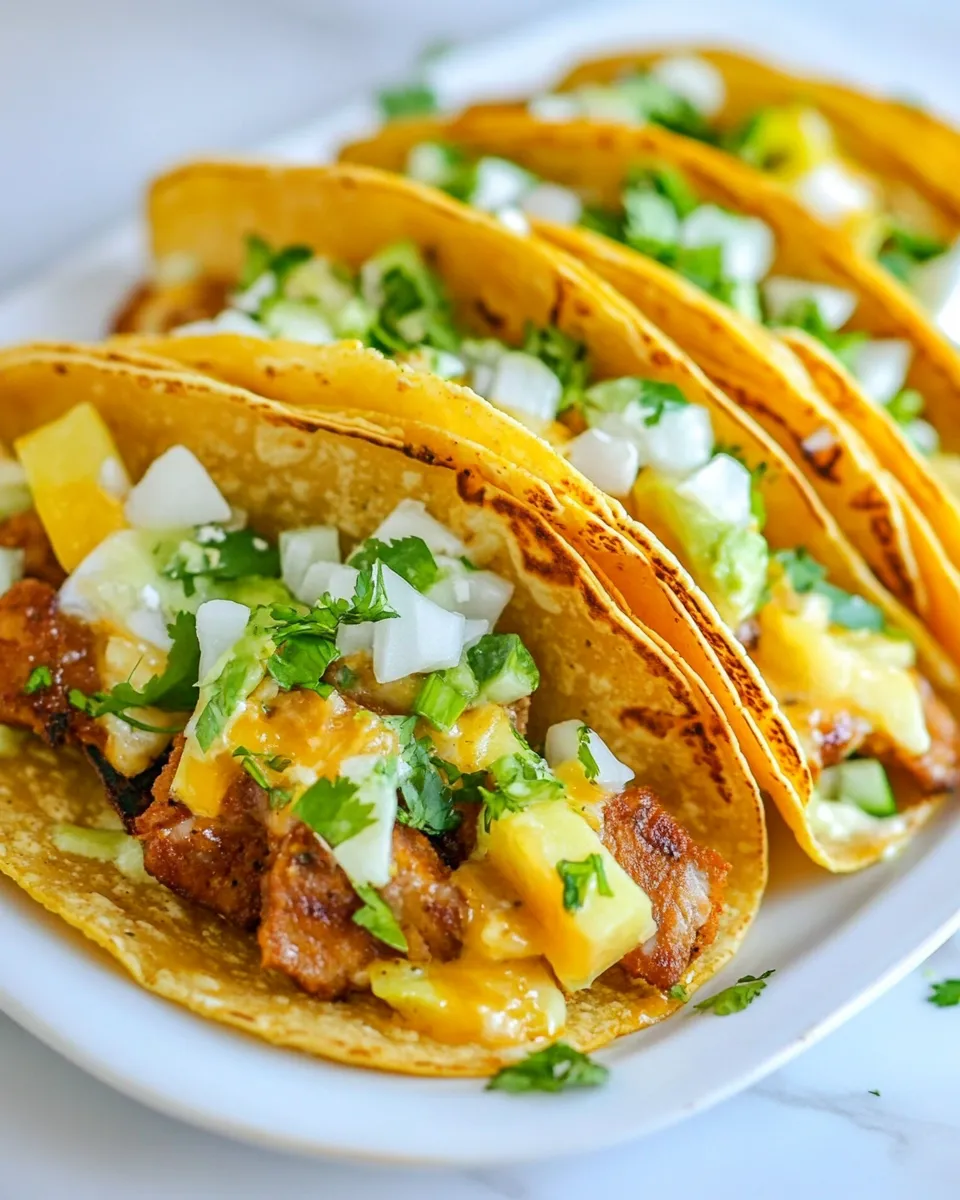 Delicious Potato Tacos shot