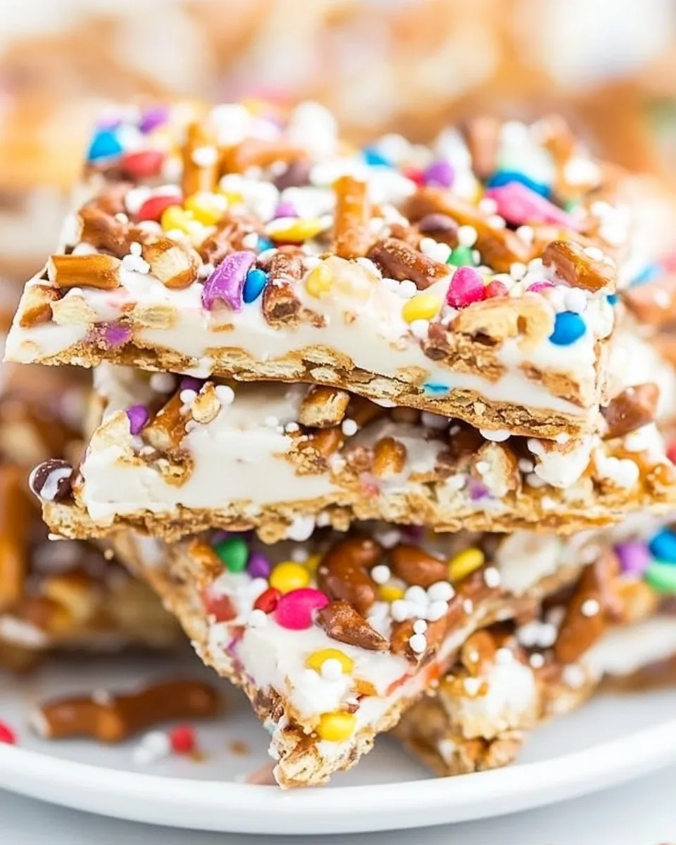 Classic Pretzel Bark Candy image